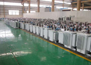 榆林油浸式变压器成品车间